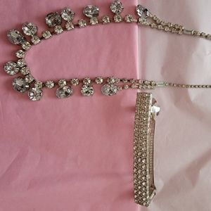 Necklace and hair broach